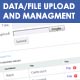 Data/File upload and management