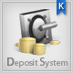 Deposit system