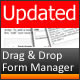 Drag & Drop Form Manager with E-mail Attachments