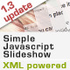 Simple Javascript XML Slideshow