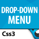 CSS 3 Drop Down Menu - 5 different colors scheme