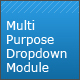 CSS Multi purpose dropdown module