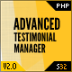 Advanced Testimonials Manager System