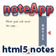 noteApp HTML5