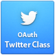 Twitter Authentication (OAuth) Class