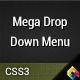 CSS3 Mega Drop Down Menu