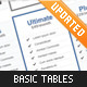 Basic Clean Pricing Tables - Easy To Modify!