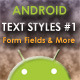 Text Styles Pack for Android