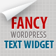 Fancy Text Widget