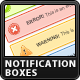 CSS Notification Boxes