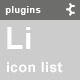 Icon List Shortcodes