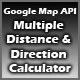 Multiple Distance & Direction Calculator