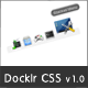 Docklr CSS - Pure CSS3 OSX-like Dock Menu
