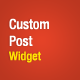 Custom Post Widget - WordPress Premium Plugin
