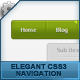 Elegant CSS3 navigation