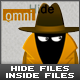 OmniHide: Hide files inside Images, Music & Videos