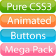 Pure CSS3 Animated Buttons Megapack