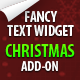 Christmas add-on for Fancy Text Widget