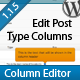 Post Type Column Editor