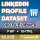 LinkedIn Connect + Profile Dataset+Profile Viewer