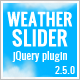 WeatherSlider - jQuery animated weather widget