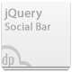 jQuery Social Bar