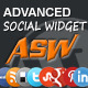 Advanced Social Widget