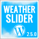 WeatherSlider WP - jQuery anim. WordPress widget