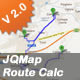 JQMap Route Calc