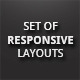 10 Responsive All Devices Layouts. Set. HTML5.