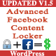 Advanced Facebook Content Locker