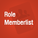 Role Memberlist