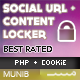 Google+, Tweet, Like - Content/URL Locker
