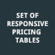 Set Of Responsive Pricing Tables. Animations. + Bo