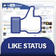 FbLikeStatus - Facebook Like Status Script