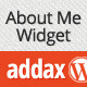 Addax - About Me Widget
