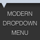 Modern Dropdown Menu