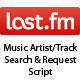 Music Artist/Track Search & Request Script