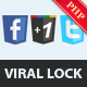 Viral Lock PHP - Like, Google+1 or Tweet to Unlock