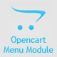 Menu Module for Opencart