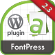 FontPress - Font Manager Plugin