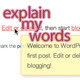 Explain My Words WordPress Plugin