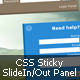 Sticky SlideIn/SlideOut Content Panel