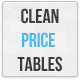 Responsive Clean Simple Pricing Tables