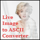 Live Image to ASCII Converter