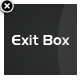 WordPress Exit Box