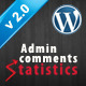 Admin comments statistics