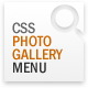 CSS Photo Gallery Menu