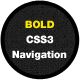Bold CSS3 Navigation