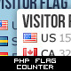 Visitor Flag Counter